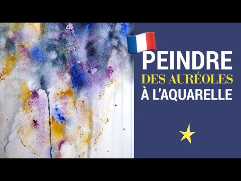 Créers des auréoles à l&#039;aquarelle - VERSION FRANÇAISE