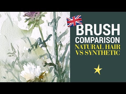 Brush comparison : Natural vs Synthetic - ENGLISH VERSION